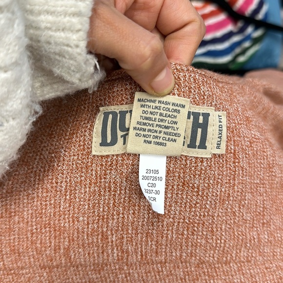 Duluth trading co Men’s Shirt Orange - Picture 5 of 5